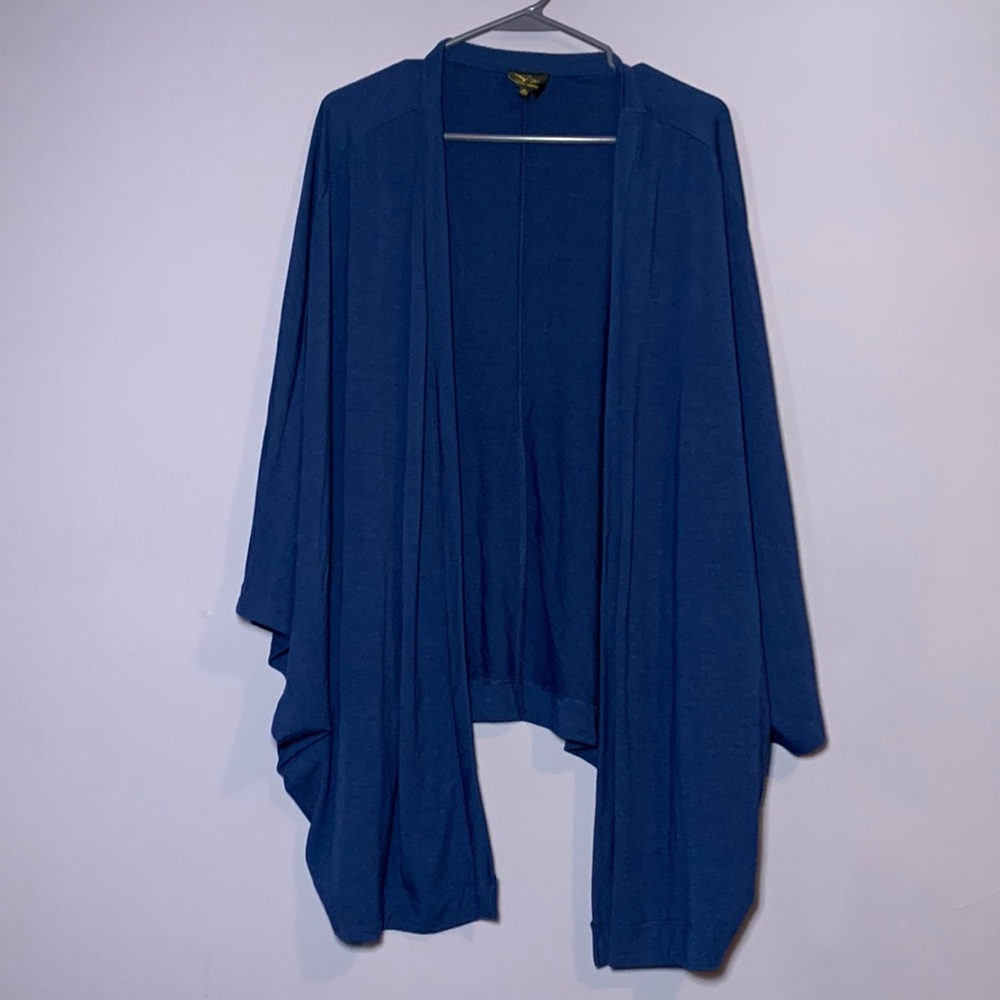 Serena Williams Batwing Button Detail Waterfall Cardigan